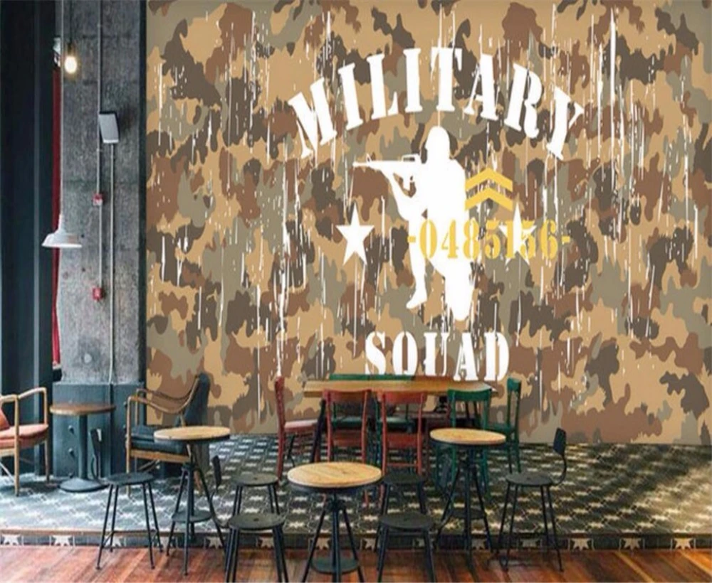 Большой персонализированный HD обои широкая камуфляжная военная тема ТВ фон