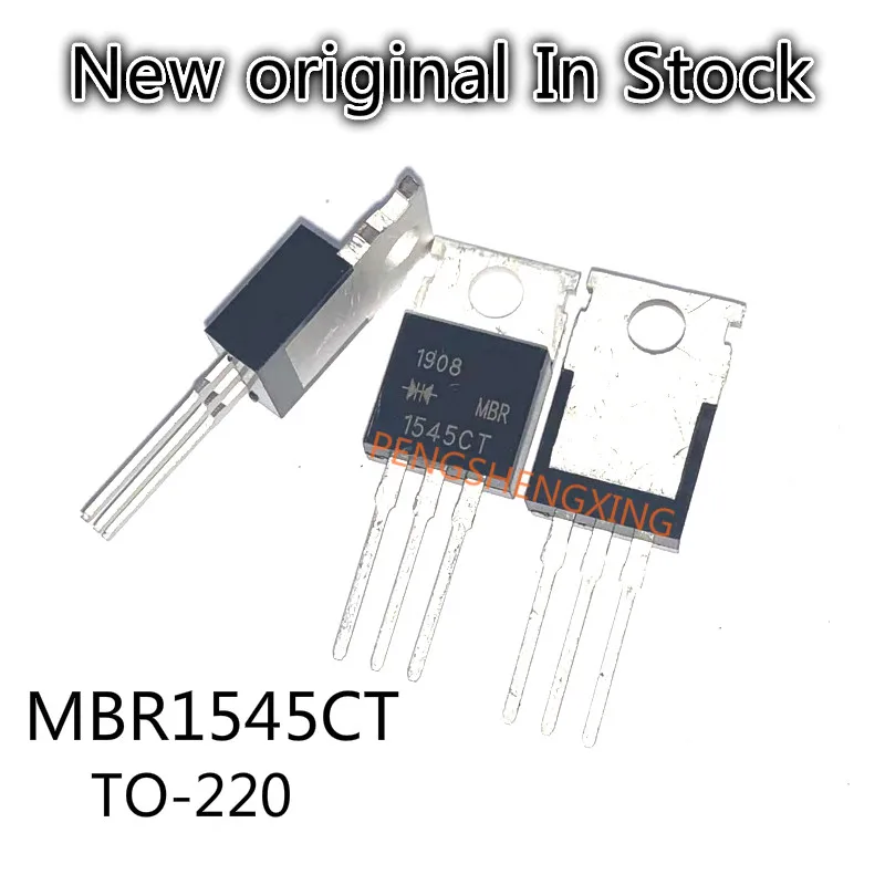 10 шт./лот MBR1545CT B1545G 45 в 15A диод Шоттки TO-220 новый оригинальный точечный горячая распродажа