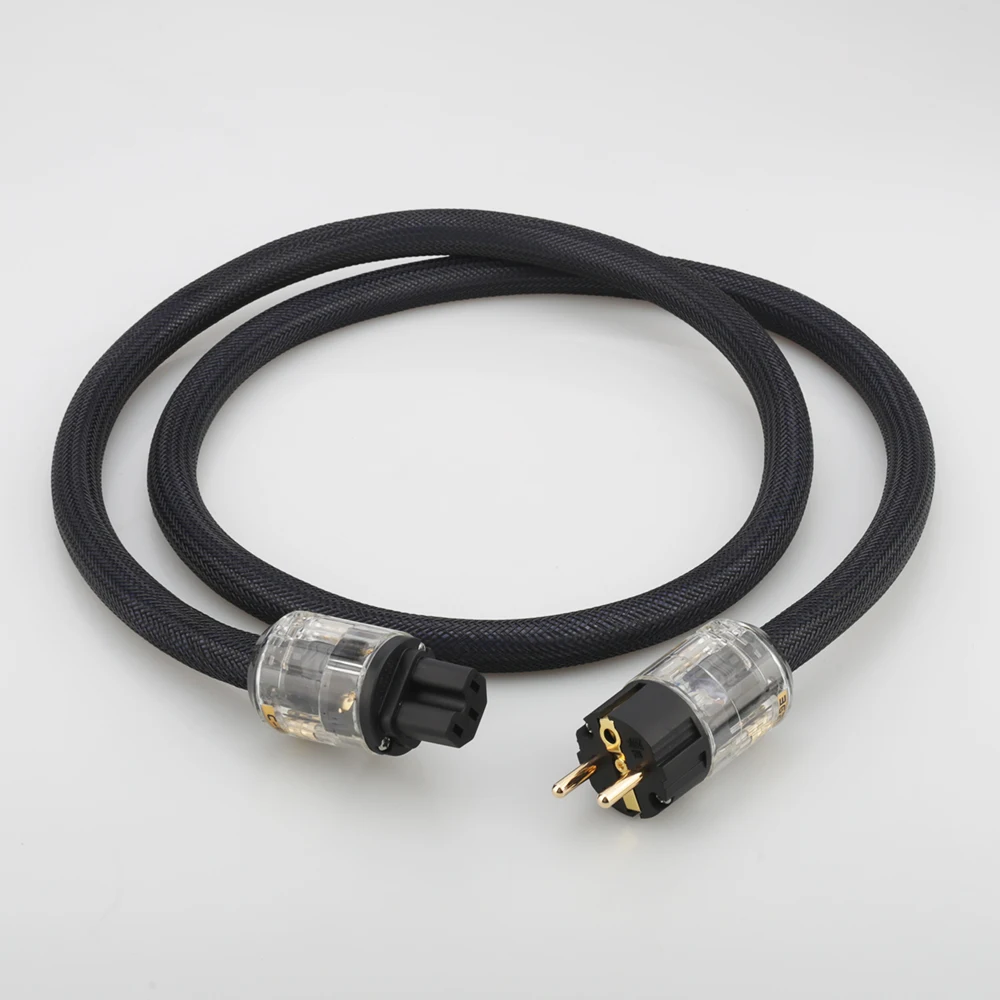 P122 + DW18 высококачественный медный кабель питания переменного тока HiFi аудио шнур питания США/ЕС Кабель питания из чистой меди с разъемом питания P029/P029E