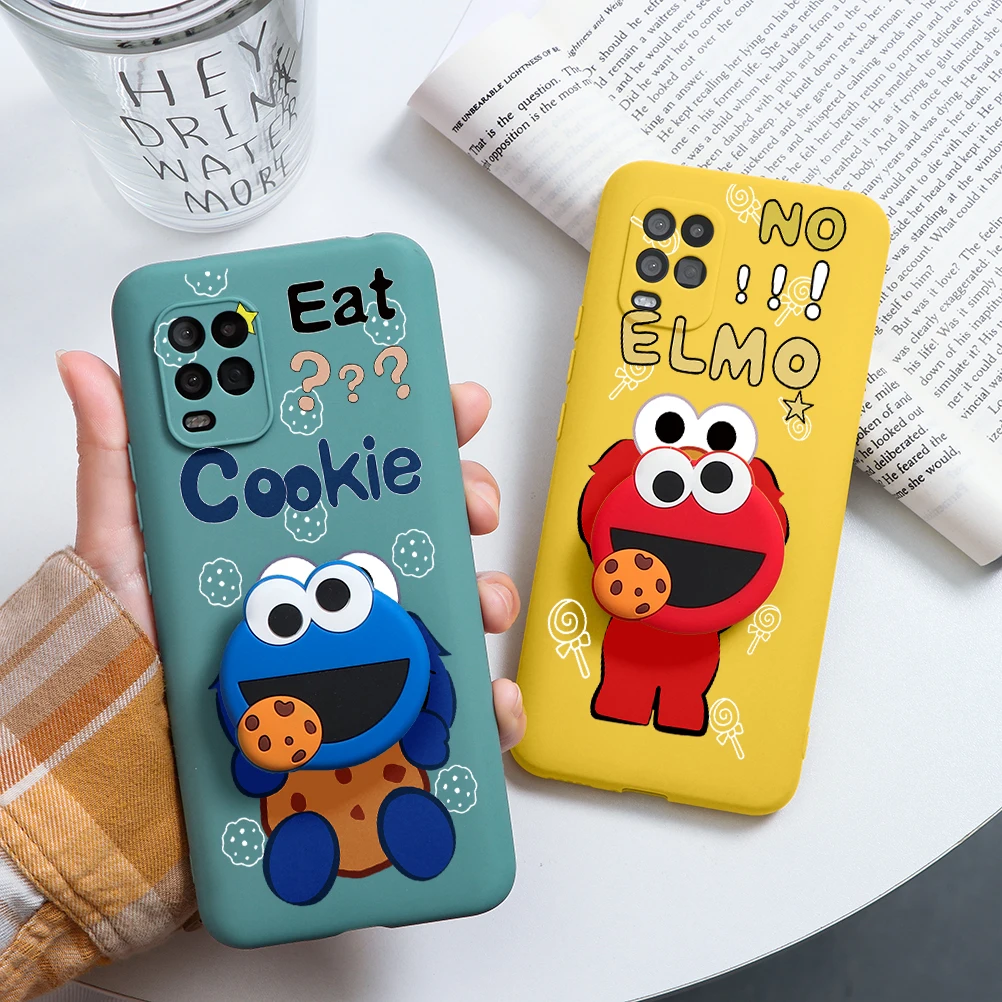 Чехлы подставки с изображением монстров печенья для Xiaomi Redmi MI Note 9 8T 8 9T 10T 7 6 10X5 K30