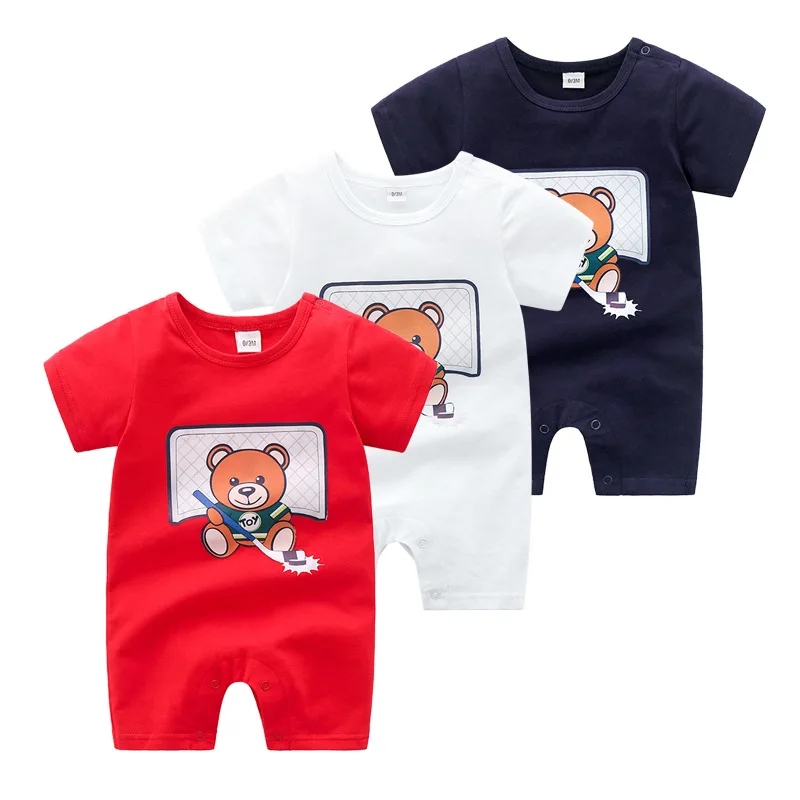 

Summer new born baby girl clothes Newborn Unisex cute cartoon Cotton Short Sleeve baby girl rompers ropa bebe 0-3 6 9 12 months