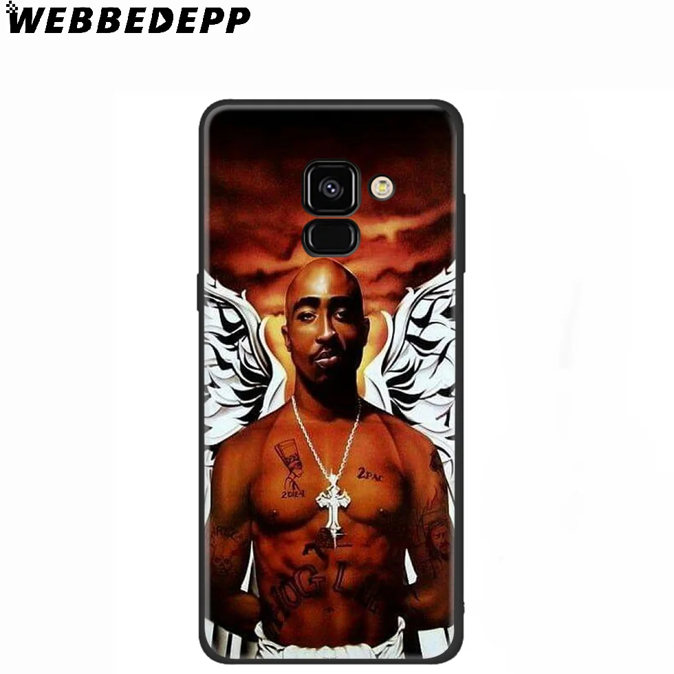 Тупак 2 Pac реперские кепки мягкий чехол для samsung Galaxy A10 A30 A40 A50 A60 A70 M10 M20 M30 M40 Note 8 9 10