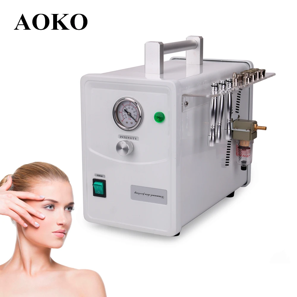 Многофункциональный Алмазный микродермабразия AOKO 3 в 1 косметический аппарат