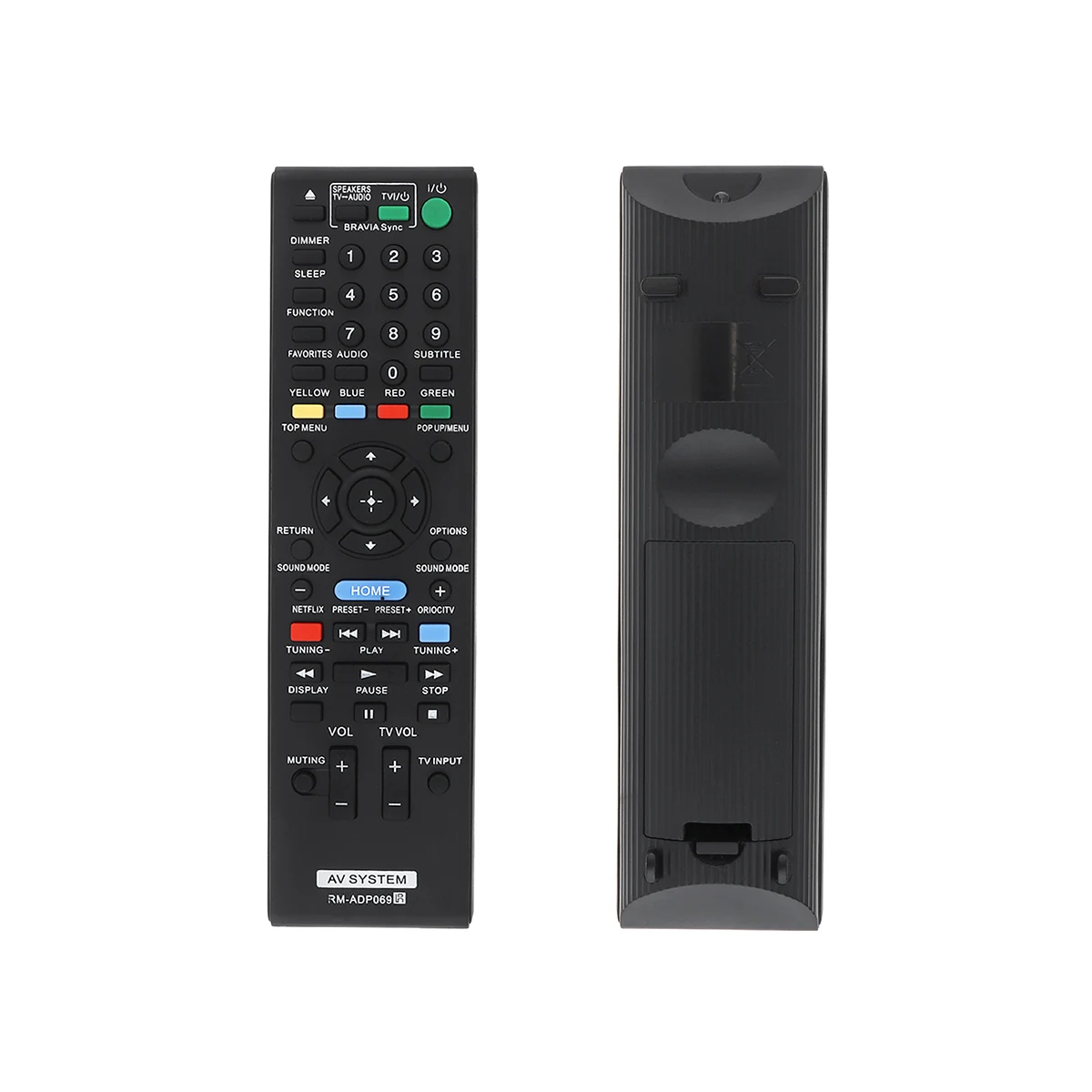 Пульт дистанционного управления для телевизора 1 шт. черный АБС пластик ИК 433 МГц