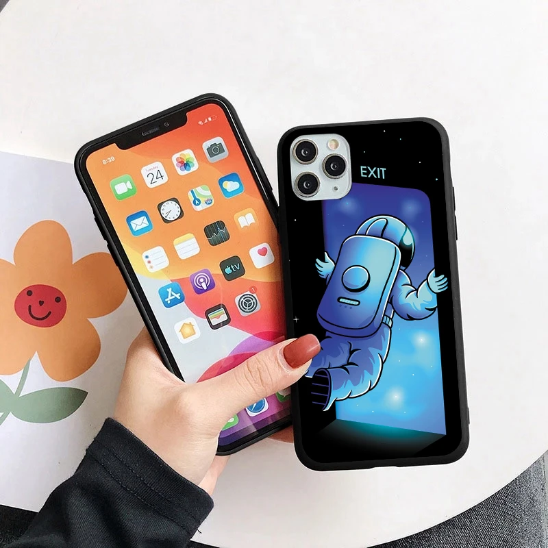 Чехол с космосом астронавтом для Huawei P30 P20 P10 Mate 20 10 Pro P Smart 2019 2021 Honor Lite 9X чехол Луной