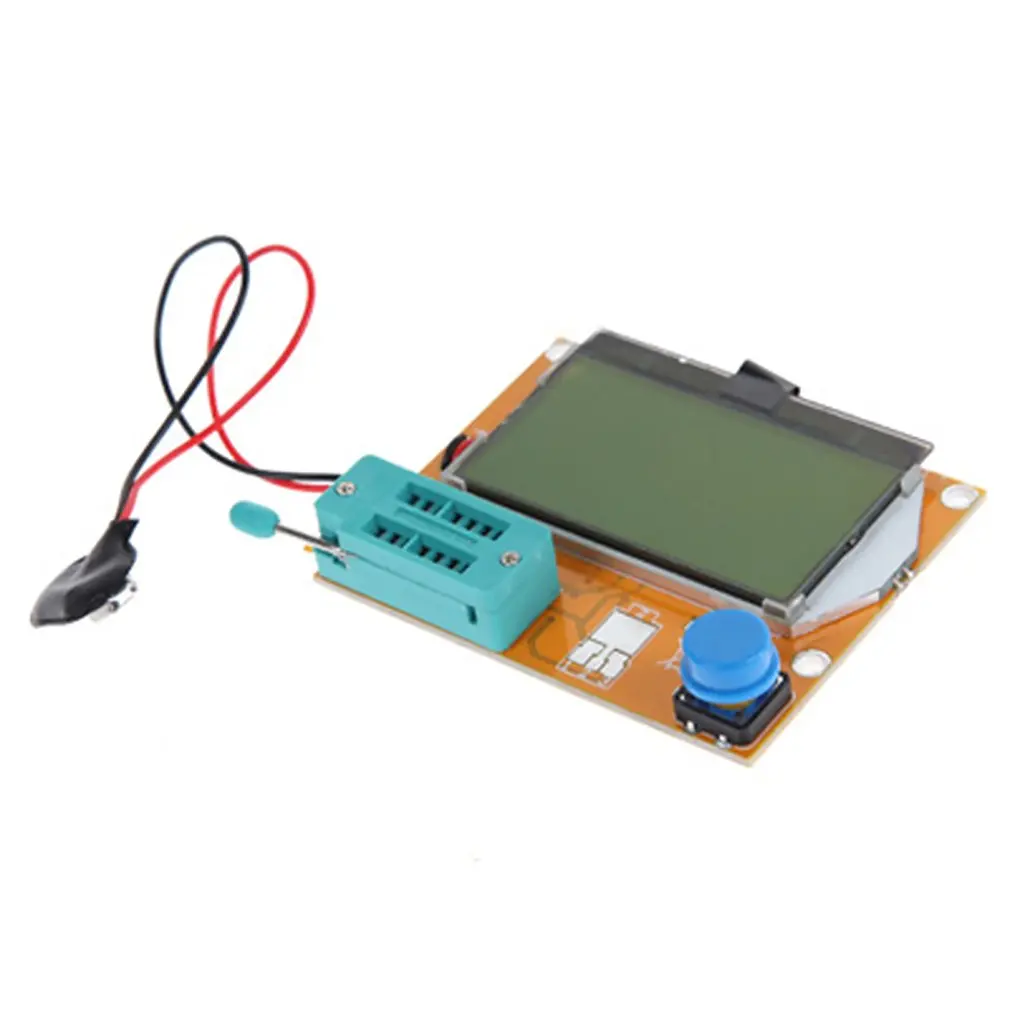 Цифровой тестер транзисторов MOSFET/JFET/PNP/NPN L/C/R 1 с ЖК-дисплеем измеритель емкости