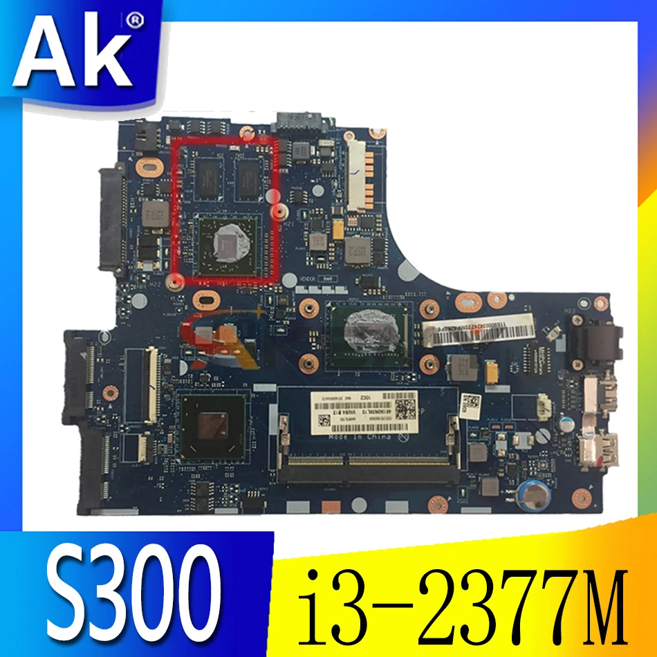 

Akemy VIUS3 VIUS4 LA-8952P Rev 1.0 Laptop motherboard for Lenovo ideapad S300 S400 intel HD4000+Core i3-2377M DDR3