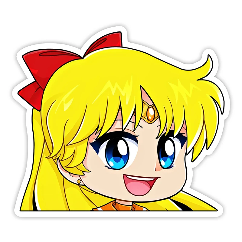 

S40998# Various Sizes PVC Self-adhesive Decal Sailor Venus Car Sticker Waterproof Auto Decors on Bumper Rear Window