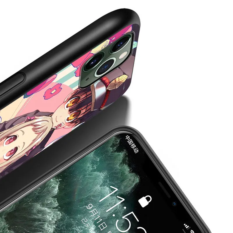 

Yugi Amane Hanako-kun For Apple iPhone 12 11 XS Pro Max Mini XR X 8 7 6 6S Plus 5 SE 2020 Black Silicone Cover Phone Cross