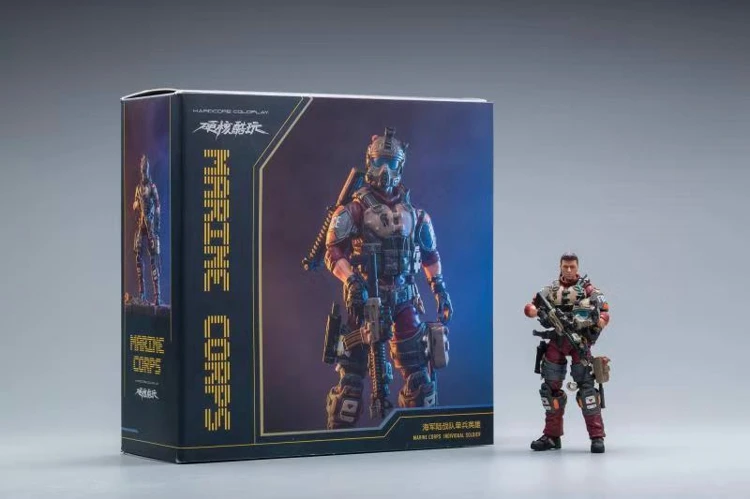 JOYTOY 1/18 фигурки 3 шт Морской корпус военный солдат фигурка модель игрушки коллекция игрушек