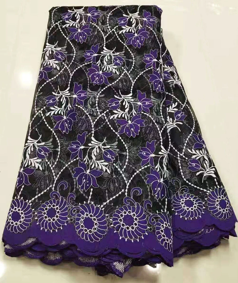 Горячая продажа африканская Тюлевая кружевная ткань 2019 Высококачественная