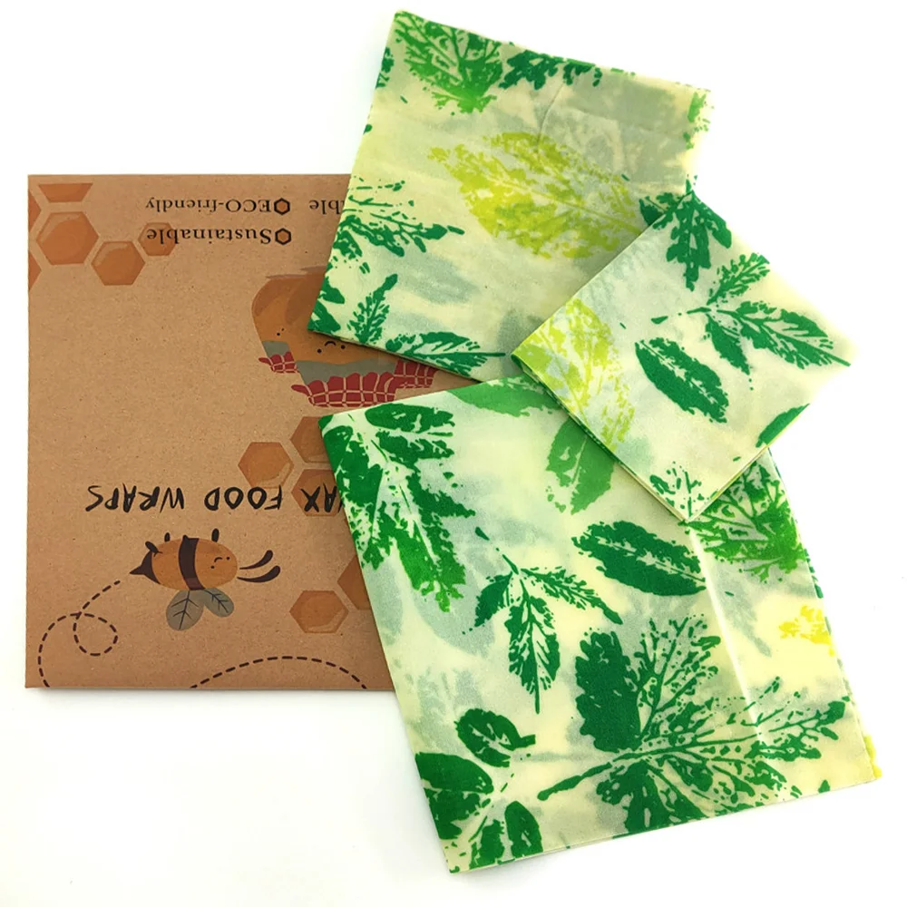 

Reusable Beeswax Wrap Eco-friendly Seal Food Fresh Keeping Wrap Lid Cover Stretch Vacuum Food Wrap Cloth Sealer Kitchen Tools