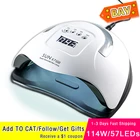 НОВЫЙ СОЛНЦЕЗАЩИТНЫЙ X7 MAX Светодиодная лампа для сушки ногтей, УФ лампа для гель Лаки лака для ногтей лампа с Сенсор ЖК-дисплей Дисплей ногтей, для маникюра