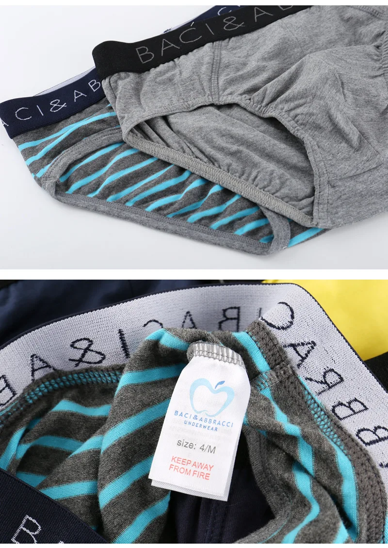 Новинка высококачественное Мужское нижнее белье Baci & abbracci эластичное хлопковое