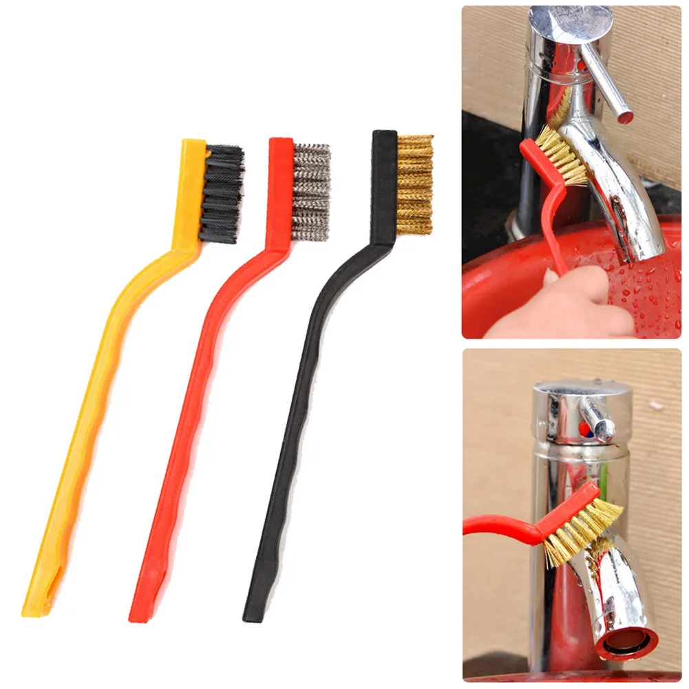 

170mm Wire Brush Clean Corrosion Resistance Equipment Mini Removes Rust Surface