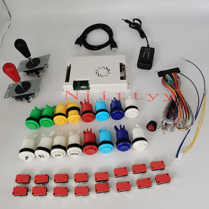 Pandora 3288 в 1 Gmae коробка DIY Kit с уровнем твердости 9H 3D доска проводной геймпад Гапп