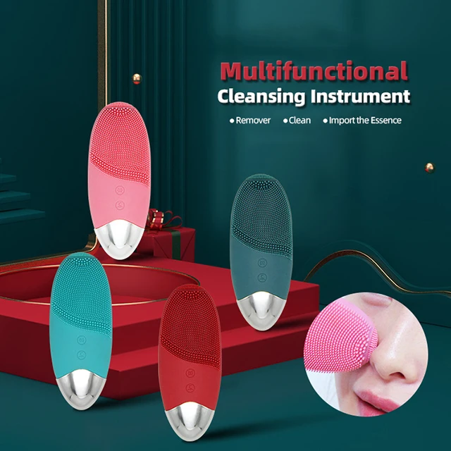 

Berissa Electric Cleansing Brush Sonic Vibration Waterproof Ceansing Instrument Facial Massage Lift And Tighten Skin Clean Pores