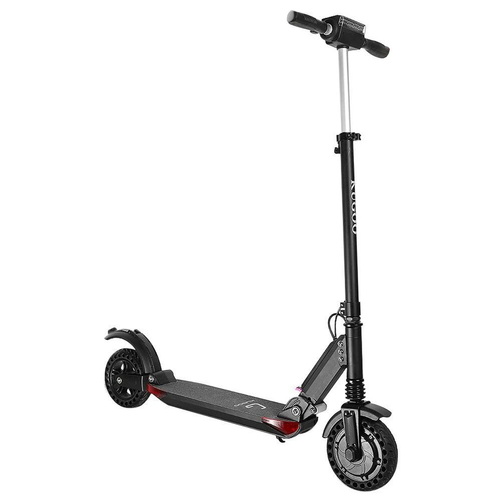 Складной электрический скутер KUGOO S1 PRO 7.5AH 350W с ЖК-дисплеем, 3 скоростных режима, 8 дюймов, прочная сотовая Взрывозащищенная шина