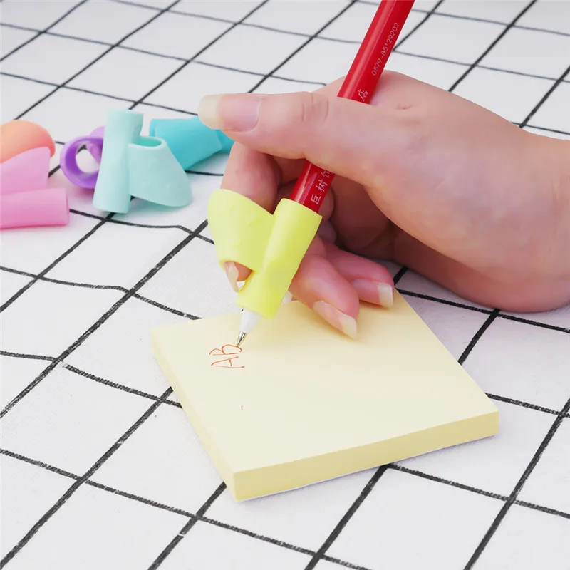 Прямая поставка 3 дюйма силиконовый корректор детской ручки Детская обучающая