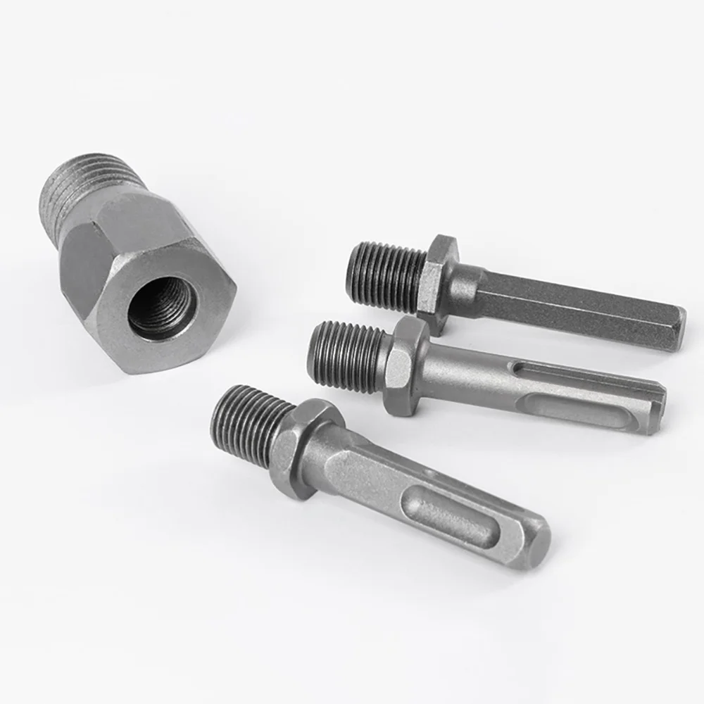 

6Pcs Electric Drill Hammer Connecting Rods Anti-locking Connectors (Grey)