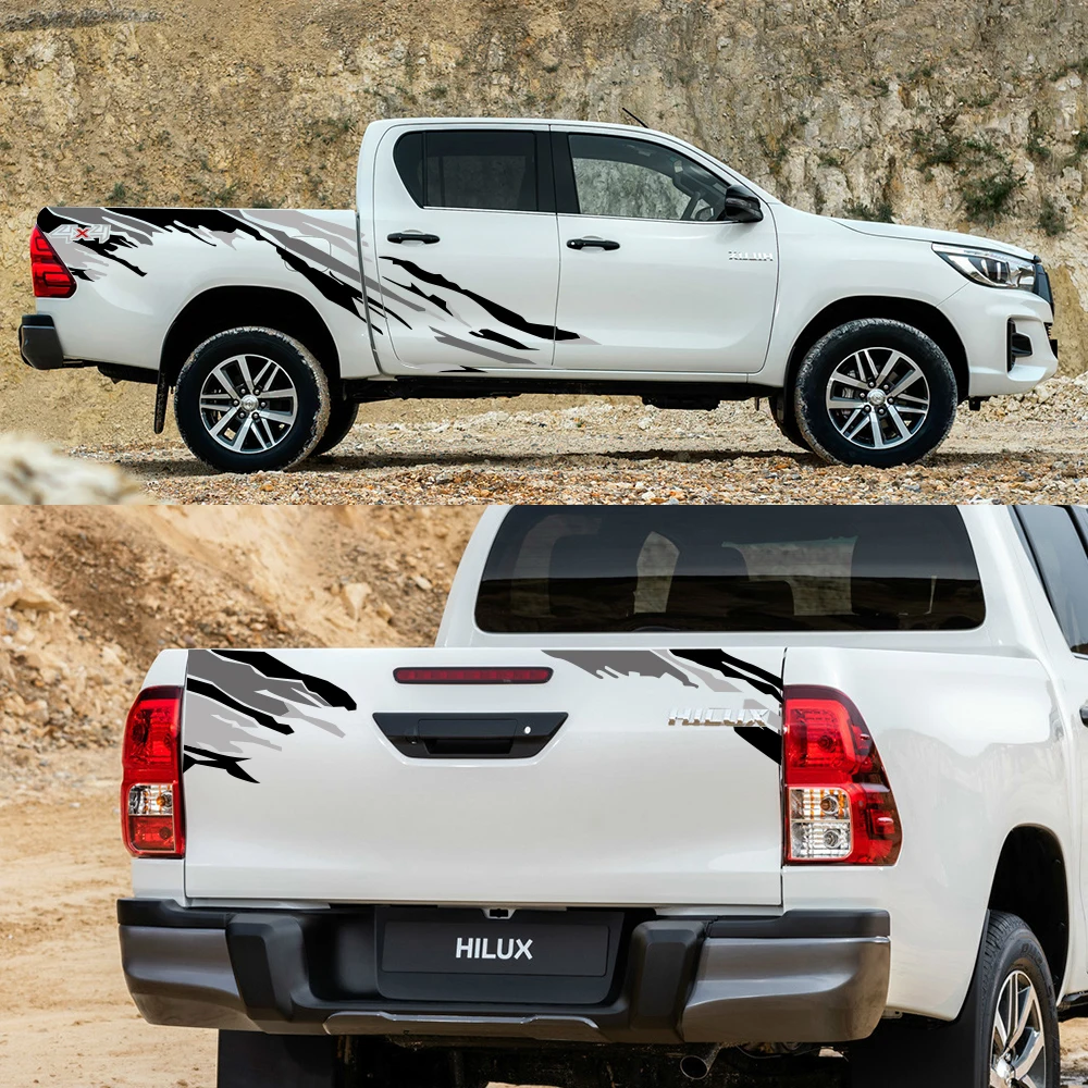 3 шт. автомобильные наклейки для Ford Ranger Raptor Pickup Isuzu Dma Nissan NAVARA Toyota Hilux |