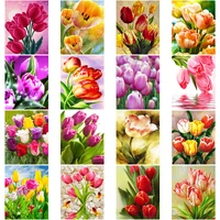 5d diamond painting flower diy mosaic picture home decor full square diamond embroidery tulip handmade gift