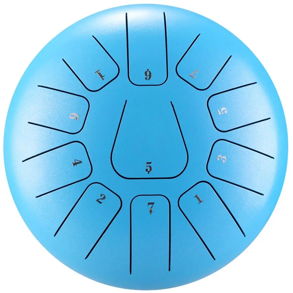 Высокое качество 12 дюймов 11 нот стальной язык барабан Цветочный стиль с