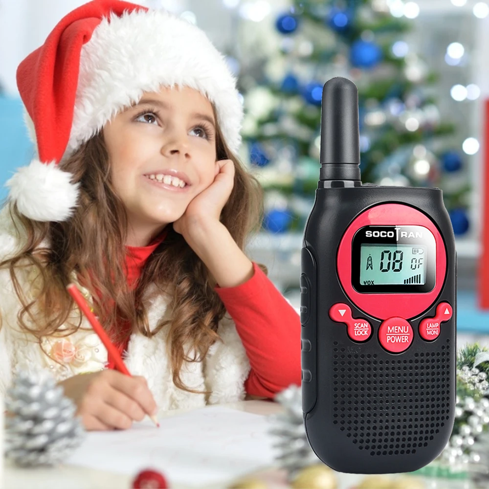 SC-R40 2pair Child walkie talkies kids Children's Toy two way radio 0.5W  Handheld Transceiver rechargeable battery