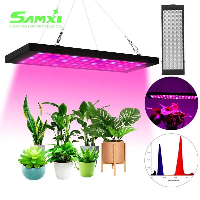 Светодиодный Grow светильник 1500W Фито лампа для выращивания растений с питанием от