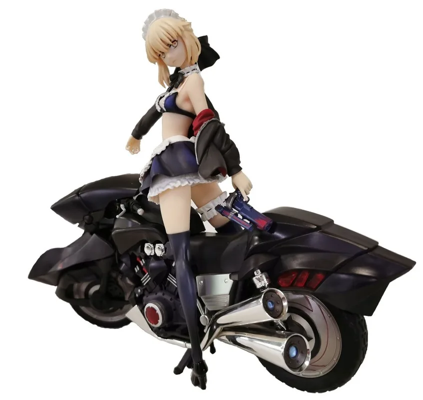 Anime Fate Grand Order FGO Joan of Arc Saber With Motorcycle Swimsuit Ver. Sexy Girl 1/8 Scale PVC Action Figure Model Toys Doll | Игрушки и