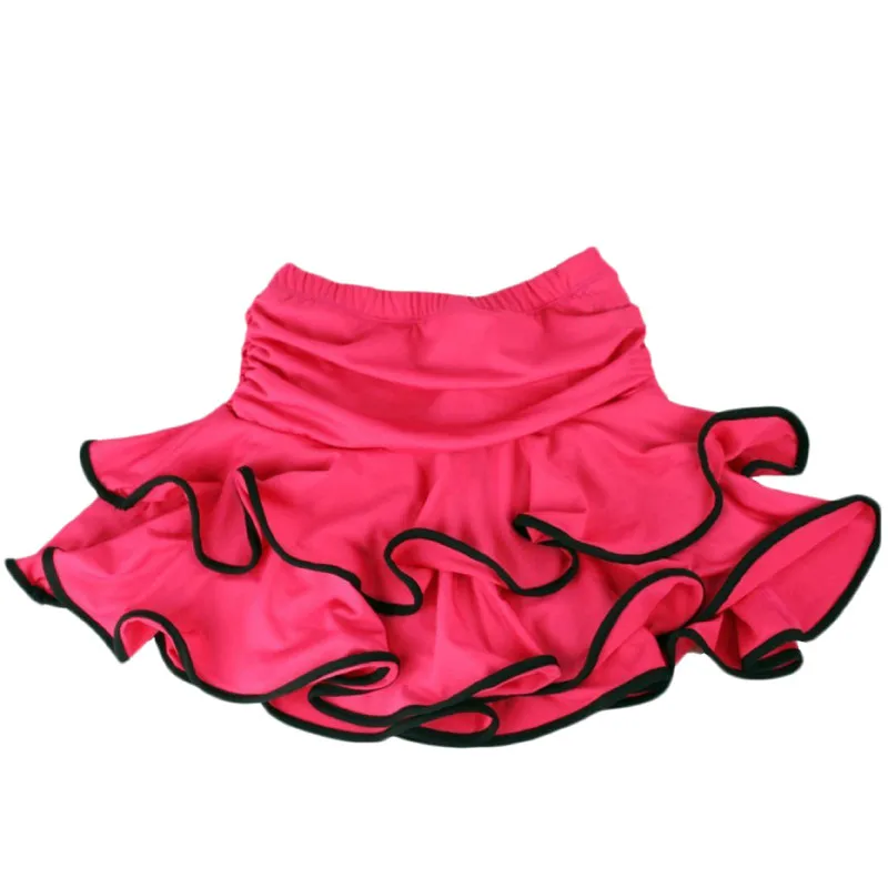 

Детская Юбка для латиноамериканских танцев, 14 цветов