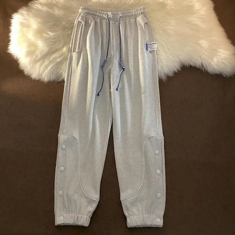 

Брюки-карго женские летние/осенние, с высокой талией