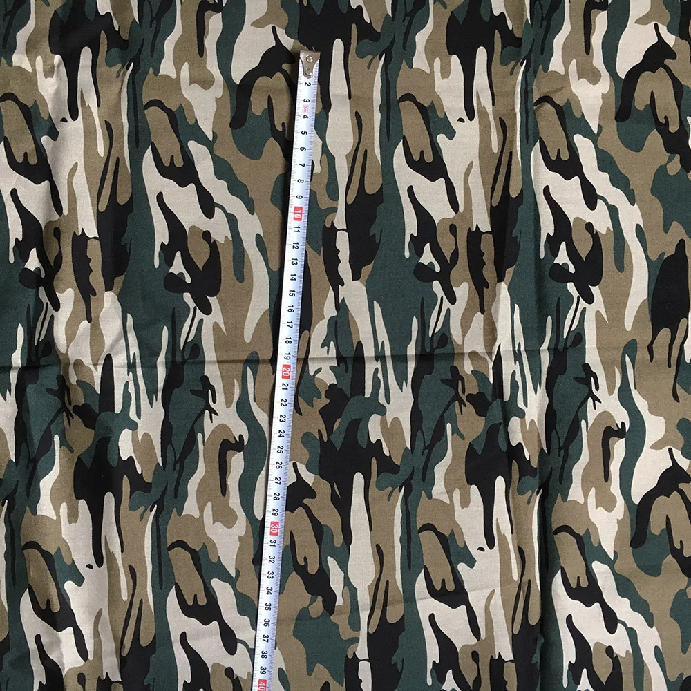Поплин хлопчатобумажная печатная камуфляжная ткань уличная спортивная одежда
