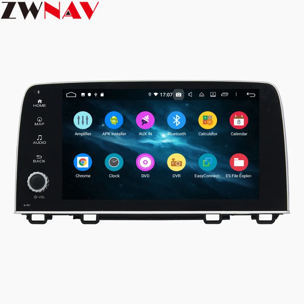 Android 9 4+ 64G DSP автомобильный dvd-плеер gps навигация для HONDA CRV головное устройство мультимедийный плеер магнитофон