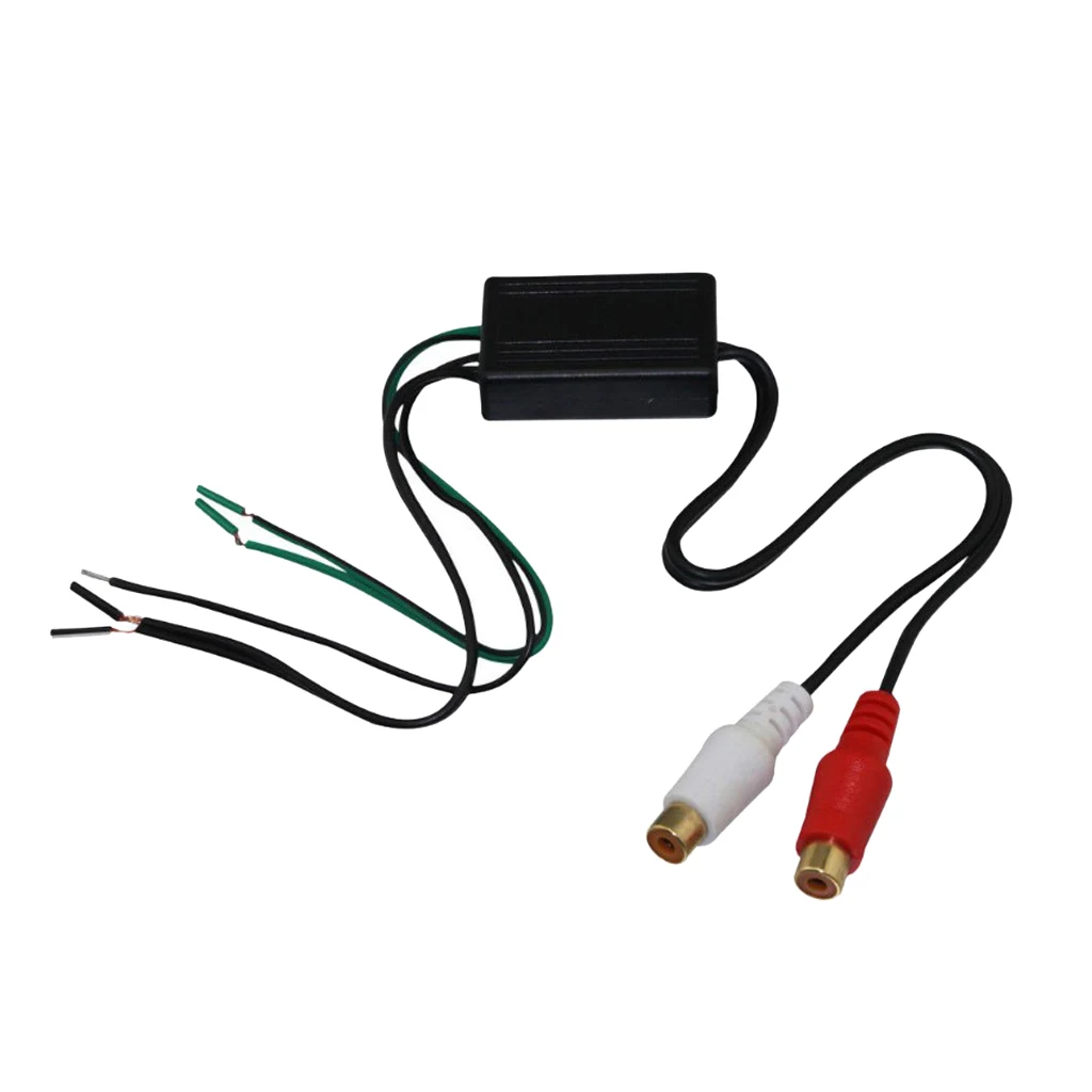 

Speaker to RCA Converter Adapter High to low Line Level Converter