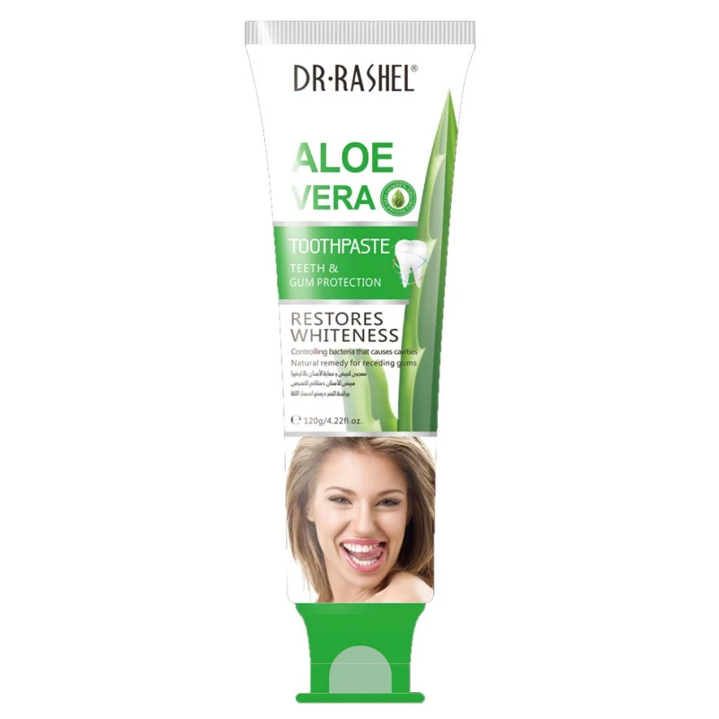 

120g Aloe Plant Herb Toothpaste Remove Stains Teeth Whitening Cleaning Hygiene Oral Care Anti-bacterial Teeth Care