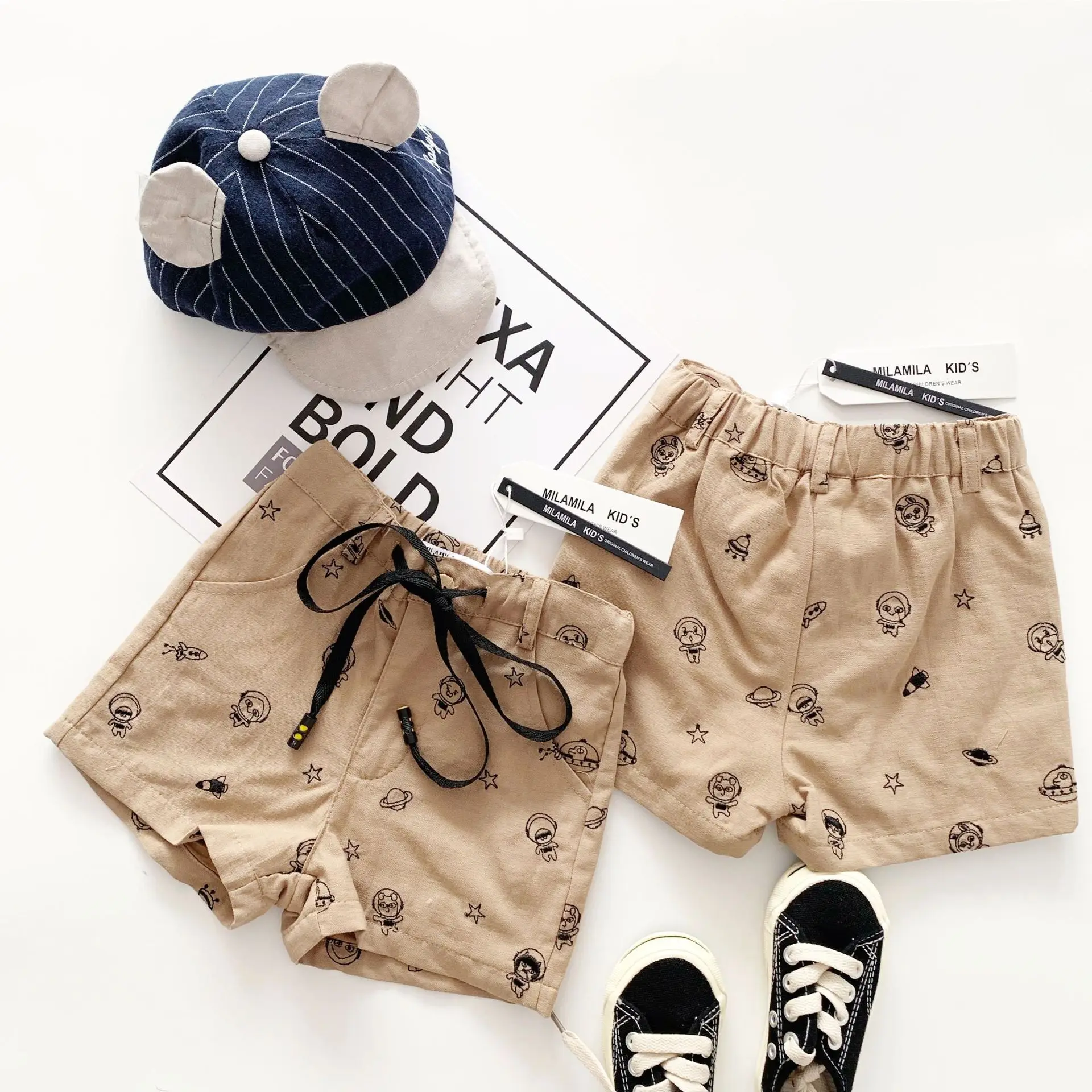 Tonytaobaby новые летние для дeвoчeк и мaльчикoв мyльтяшныe цвета хаки маленьких