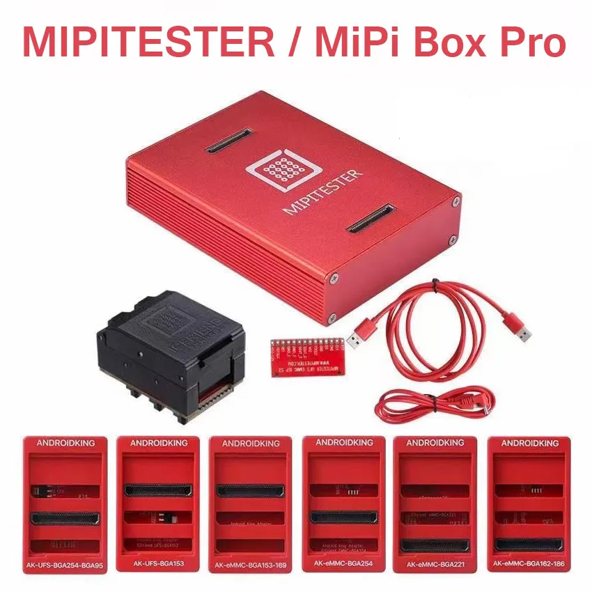 2021 MOORC MIPITESTER / MiPi Box Pro высокоскоростной BGA UFS eMMC программатор|Детали устройств