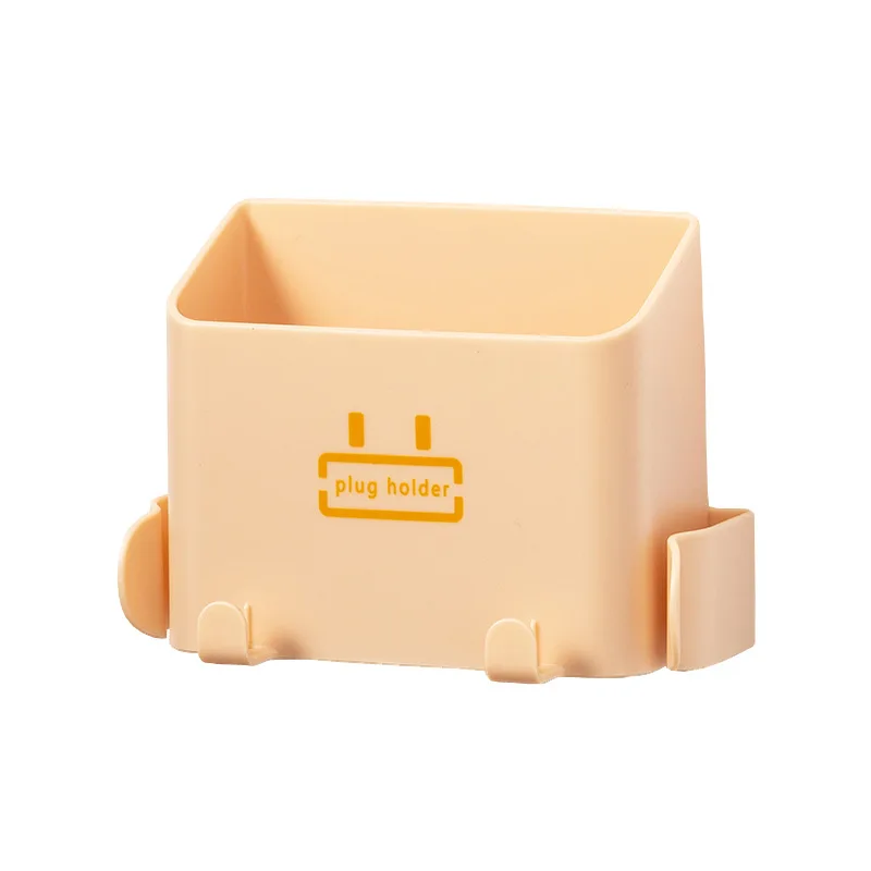 

Home wall storage box free punch creative mobile phone remote control storage rack bathroom wall debris storage rack