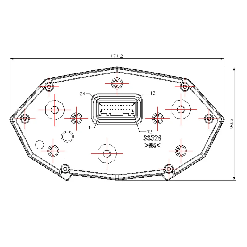 Мотоцикл Тахометр Счетчик часов цифровой спидометр шестерни индикатор для Kawasaki