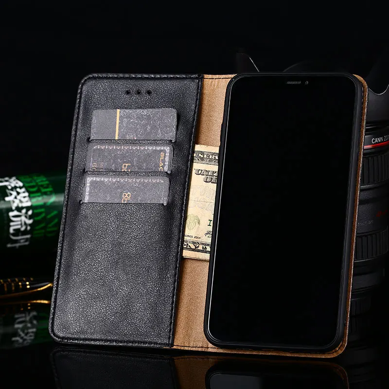 Case for Xiaomi Redmi 5 Plus Luxury Leather Flip cover Stand Card Slot Without magnets case funda | Мобильные телефоны и