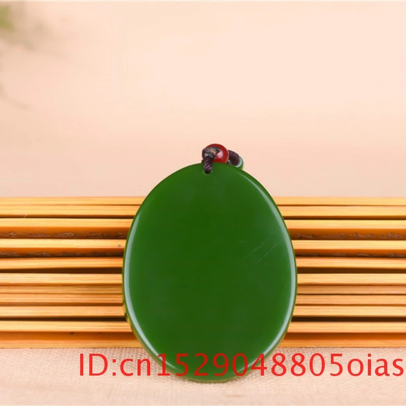 Китайский Натуральный дракон зеленый нефрит кулон бусины ожерелье ручной резки