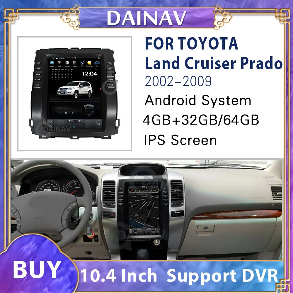 

Автомагнитола gps-навигация, радио, стерео для Toyota Land Cruiser Prado 2002-2009, Авторадио, стерео, GPS, Navi, мультимедийный DVD-плеер