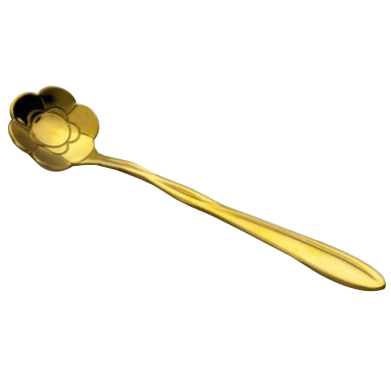 

fashion coffee spoon ice cream dessert spoon retro cute round head spoon kitchen gadget decoration kitchen bar utensils