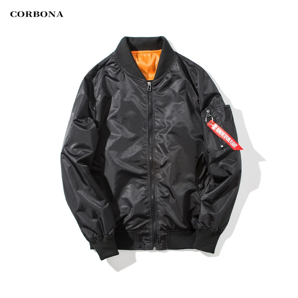 

CORBONA Bomber Jacket Spring Autumn Multi Color Outwear Oversize Air Force Baseball Military Men Casual Hiphop Homme Parka