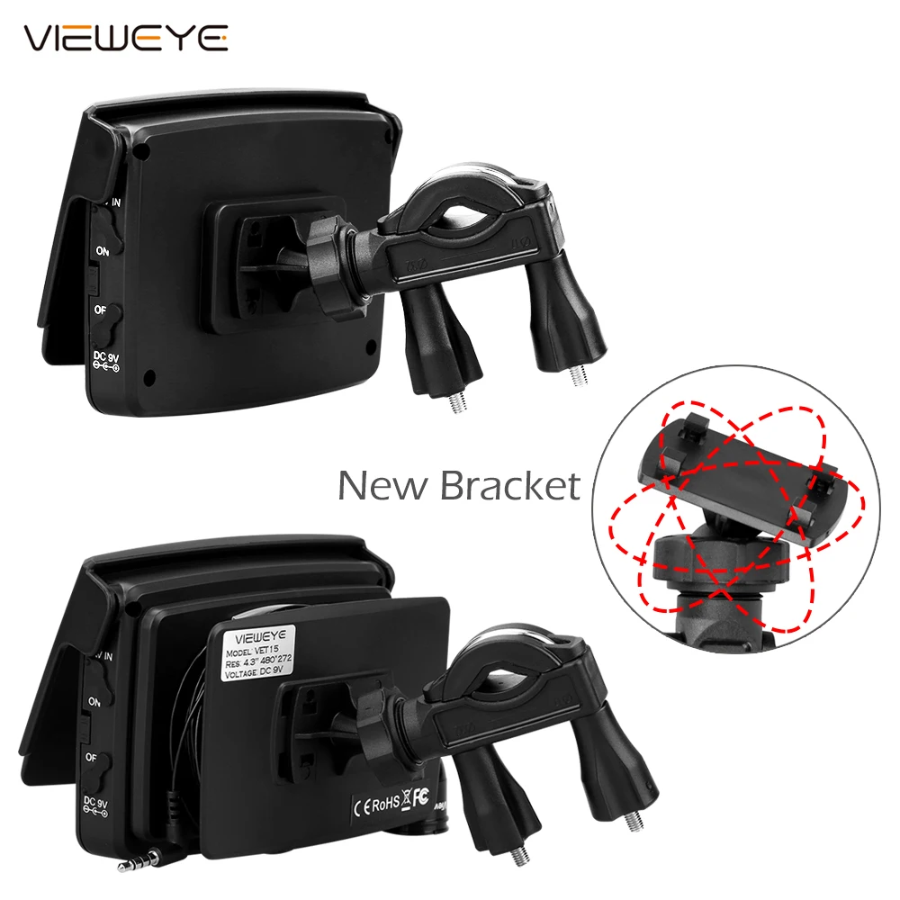 

New 8 Ir Leds Lights On/Off Visible Video Ice Fish Finder Fishing Camera Ir Night Vision 4.3 Inch Camera Kit 15/25 Meter