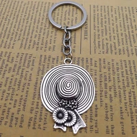 pp new alloy retro big hat keychain pendant antique silver jewelry accessories fashion keychain