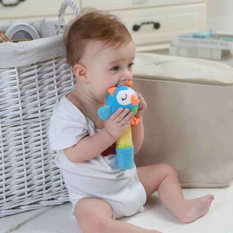 

Детские погремушки BB Sticks, мягкая коровья плюшевая кукла, кроватка, подвесные Ручные захваты, игрушка-животное, кукла, детская игрушка