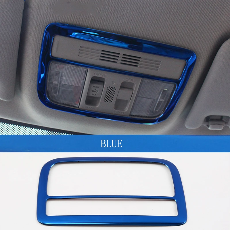 Передние Чехлы для ламп для чтения для Honda Civic 2016-2019 10-го поколения, комнатная лампа, декоративная рамка, отделка, наклейки, автомобильные аксессуары для интерьера