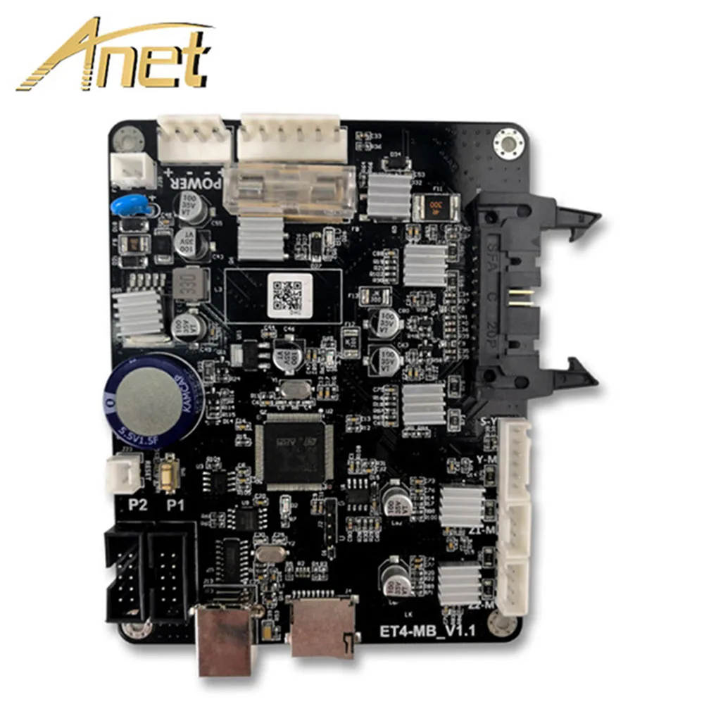 

Anet 3D принтер Запчасти Управление доска 100K NTC Термальность сопротивление Сенсор Тип STM32F407 A4988 мотор драйвер материнской платы для ET4